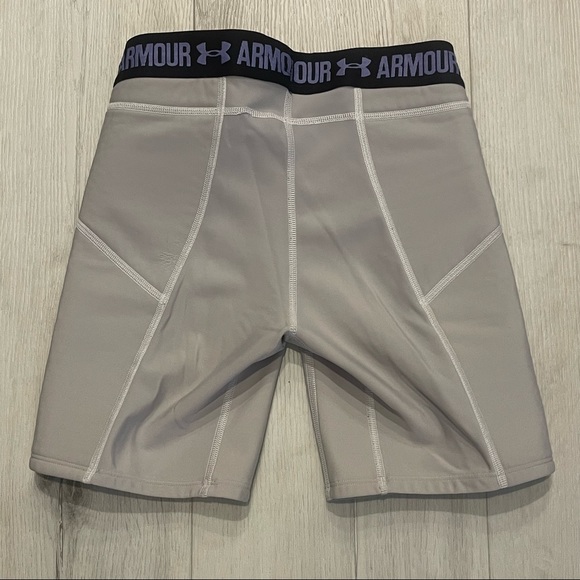 Under Armour Gray Strike Zone Compression Shorts HeatGear - Picture 4 of 9